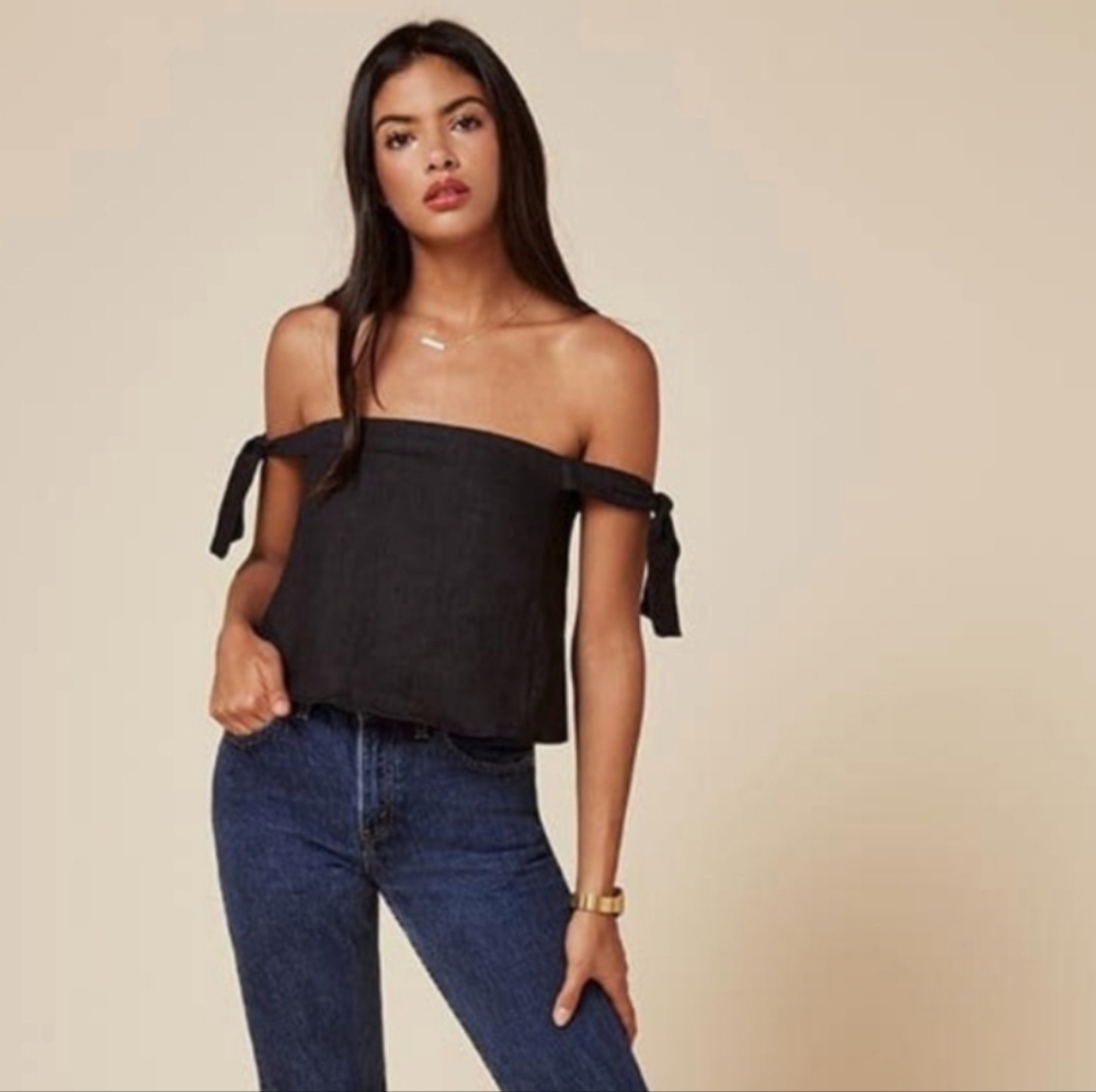 Reformation Linen Top